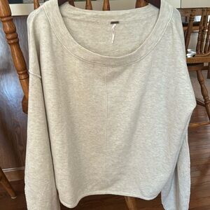 Free People sweater. Luxury cream color. Very soft.